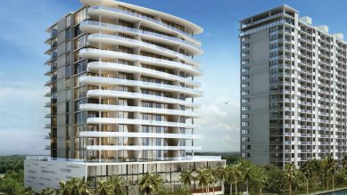 A rendering of AquaBlu, a new condominium project in Fort Lauderdale.